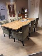 *VOORRAAD* 6 Landelijke Eetkamerstoelen Grazia Stof Thyme (1, Huis en Inrichting, Landelijke eetkamerstoelen Grazia Capiton Stof Thyme