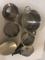 Fissler pannen Snelkookpan (zie de foto), Huis en Inrichting, Keuken | Potten en Pannen, Ophalen of Verzenden, Zo goed als nieuw