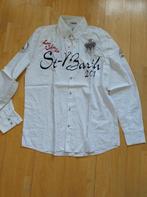 Zgan Gaastra witte blouse / overhemd maat S, Ophalen of Verzenden, Zo goed als nieuw, Wit, Halswijdte 41/42 (L)