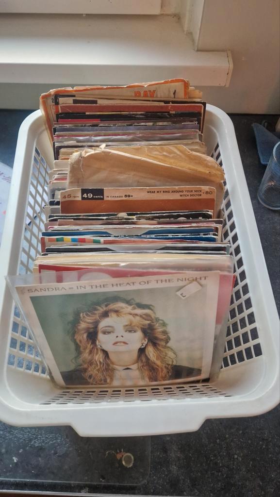 Oude Grammofoonplaten Collectie, Cd's en Dvd's, Vinyl Singles, Gebruikt, Single, Pop, 7 inch, Ophalen of Verzenden