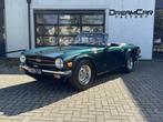 Triumph TR6 ( met overdrive) Soft Top (bj 1975), Auto's, Oldtimers, Metallic lak, Stof, Zwart, Cabriolet