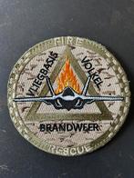 F-35 camo brandweer volkel, Ophalen of Verzenden, Zo goed als nieuw, Patch, Badge of Embleem