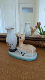 Hertje mini vaasje  FransRetro Vintage beeldje licht glim, Ophalen of Verzenden, Huis en Inrichting