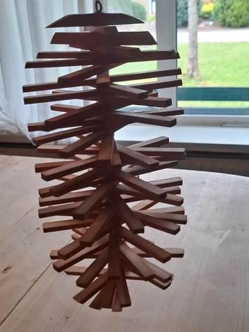 Houten Decoratie Object - Handgemaakt beschikbaar voor biedingen
