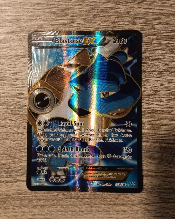 Blastois ex Full Art XY, Hobby en Vrije tijd, Verzamelkaartspellen | Pokémon, Zo goed als nieuw, Ophalen of Verzenden