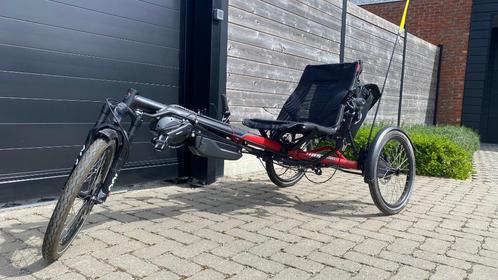 ligfiets Hase Kettwiesel Evo Steps (in nieuwstaat!), Fietsen en Brommers, Fietsen | Ligfietsen, Zo goed als nieuw, Overige merken