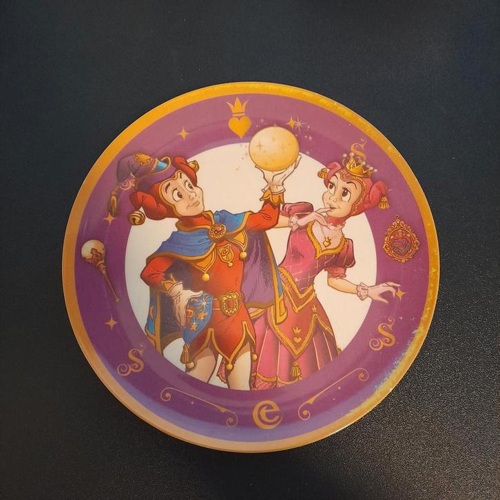 Efteling Ontbijtbordjes Melamine - 6 Stuks, Huis en Inrichting, Keuken | Servies, Gebruikt, Bord(en), Overige stijlen, Overige materialen