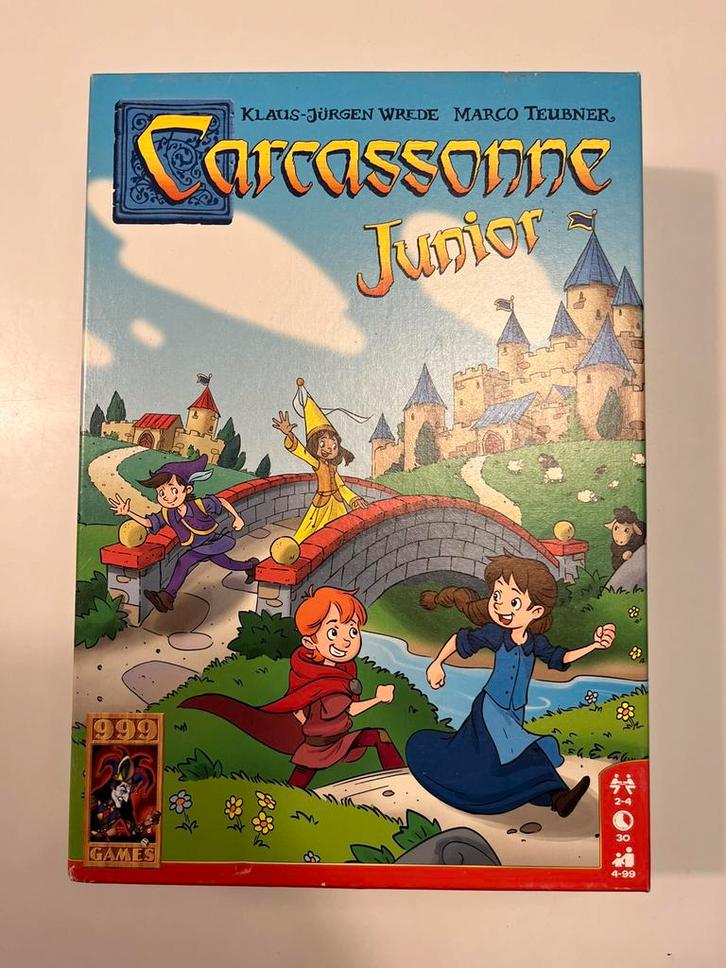 Carcassonne Junior (bordspel), Hobby en Vrije tijd, Gezelschapsspellen | Bordspellen, Zo goed als nieuw, Ophalen of Verzenden