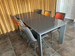 Xooon uitschuifbare eettafel met 6 stoelen 1.90/2.30-90, Huis en Inrichting, Ophalen, 200 cm of meer, 50 tot 100 cm, Vijf personen of meer