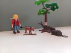 Playmobil set boom, bevers, wandelaar en hond 5562, Kinderen en Baby's, Speelgoed | Playmobil, Ophalen of Verzenden, Zo goed als nieuw