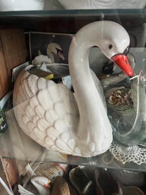 Verzameling voorwerpen met Zwanen, Ophalen, Zo goed als nieuw, Dier