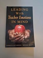 Leiding with teacher Emotions in mind, Ophalen of Verzenden, Zo goed als nieuw