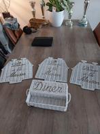 Riviera maison set diner, Huis en Inrichting, Woonaccessoires | Onderzetters, Ophalen of Verzenden, Zo goed als nieuw, Glas of Kopje