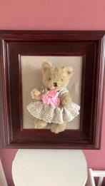 Beer in schilderijlijst, Ophalen of Verzenden, Zo goed als nieuw, Stoffen beer, Overige merken