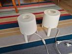Twee lampjes IKEA, Huis en Inrichting, Lampen | Tafellampen, Ophalen, Zo goed als nieuw, Minder dan 50 cm