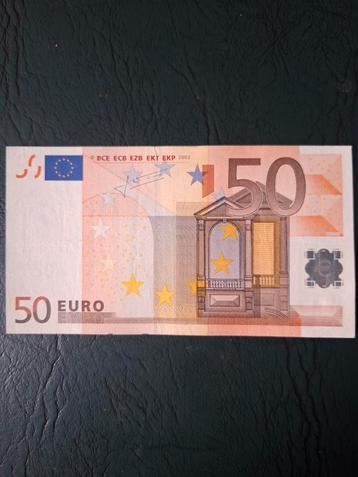 Bankbiljet 50 euro J.C. Trichet (G037D3) beschikbaar voor biedingen