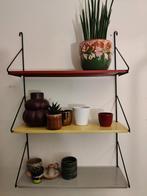 Tomado Vintage Wandrek Rood-Geel-Grijs, Huis en Inrichting, Woonaccessoires | Wandplanken en Boekenplanken, Ophalen, Gebruikt