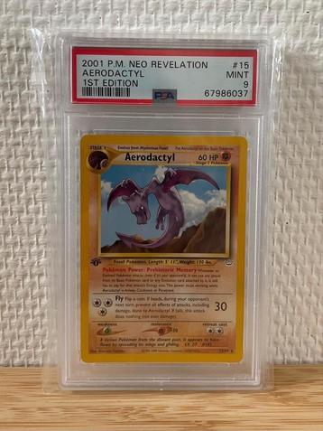 Aerodactyl #15 first edition PSA 9 beschikbaar voor biedingen