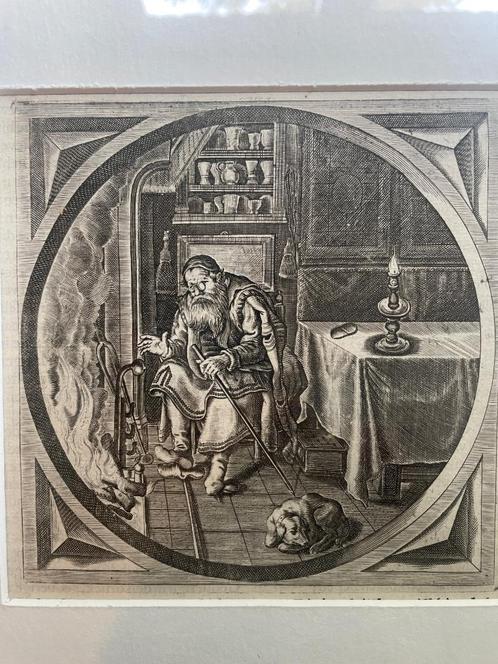 1726 Cats / Van der Venne Emblemata - OUD, Antiek en Kunst, Kunst | Etsen en Gravures, Ophalen of Verzenden