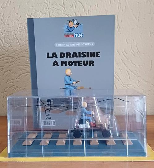 De draisine uit Kuifje en de Sovjets 1:24 Tintin auto, Verzamelen, Stripfiguren, Zo goed als nieuw, Beeldje of Figuurtje, Kuifje