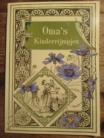 OMA'S KINDERRIJMPJES beschikbaar voor biedingen
