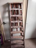 Vintage Houten Trap, Ophalen of Verzenden, Gebruikt, Trap, Minder dan 2 meter