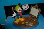 beeld Mickey Mouse als schilder, Ophalen, Mickey Mouse, Zo goed als nieuw, Beeldje of Figuurtje
