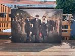 Peaky blinders op canvas, Ophalen, Zo goed als nieuw, Foto of Poster, 75 cm of meer