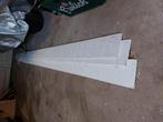 3 stuks dunne plinten 0.8 cm dikte, Ophalen, Zo goed als nieuw, Mdf, Plinten