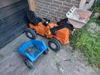 Speelgoed tractor / skelter met aanhanger gratis aangeboden., Ophalen, Gebruikt, Overige merken