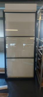 Stalen schuifdeur smartline - 3 vaks- helder glas, 80 tot 100 cm, 215 cm of meer, Binnendeur, Ophalen of Verzenden