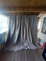 3xBruine verduisteren gordijnen Oeko Tex(113x233,5cm), Huis en Inrichting, Stoffering | Gordijnen en Lamellen, Ophalen of Verzenden