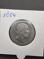 1 gulden 1854 Koning Willem III, Postzegels en Munten, Munten | Nederland, 1 gulden, Koning Willem III, Zilver, Ophalen of Verzenden