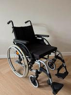 Rolstoel Breezy BasiX2 harde banden lichtgewicht opbouwbaar, Ophalen, Inklapbaar, Zo goed als nieuw, Duwrolstoel