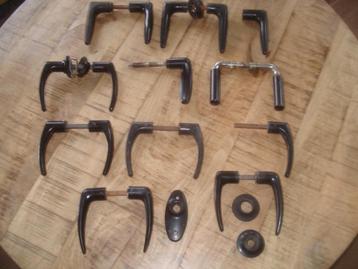 Deurklink Bakeliet Deur Klink Oud Sluitwerk knop Jaren 30 40 beschikbaar voor biedingen