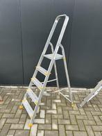 huishoudtrap 5 treden, Doe-het-zelf en Verbouw, Ophalen, Gebruikt, Trap, Opvouwbaar of Inschuifbaar