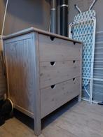 Houten Ladekast, Ophalen, Gebruikt, 50 tot 100 cm, 3 of 4 laden