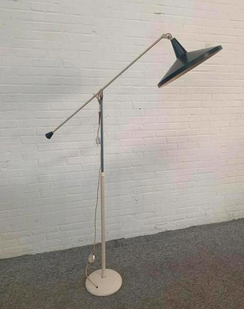 Lamp Staande Panama lamp Model 6350 Wim Rietveld Gispen, Huis en Inrichting, Lampen | Vloerlampen, Ophalen of Verzenden