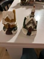 2 kerstdorp huisjes, Diversen, Kerst, Ophalen of Verzenden, Zo goed als nieuw