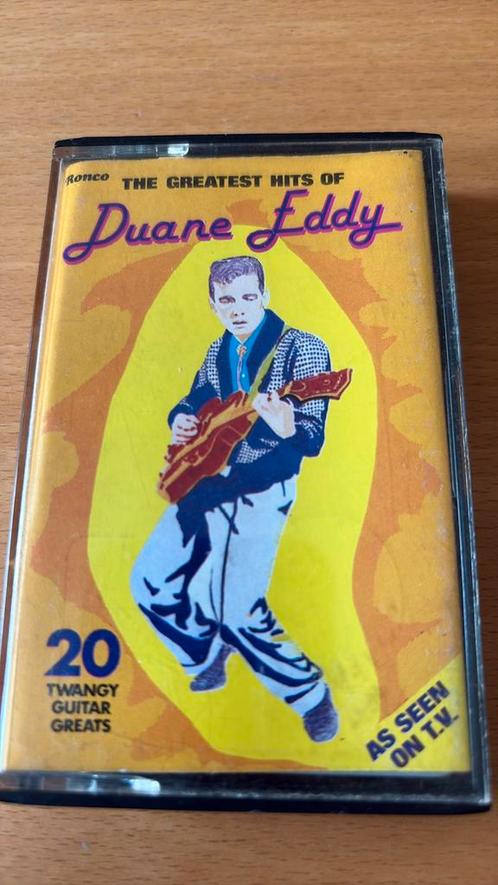 Duane Eddy TV muziek cassette 20 twangy guitar greats, Cd's en Dvd's, Cassettebandjes, Gebruikt, Origineel, Pop, 1 bandje, Ophalen of Verzenden