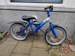 Kinderfiets blauw corvino 16 inch, Fietsen en Brommers, Fietsen | Kinderfietsjes, Ophalen, Gebruikt, 16 tot 20 inch, Zijwieltjes