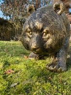 Pandabeer antiekgoud brons beeld bamboe natuur China wnf, Tuin en Terras, Tuinbeelden, Ophalen, Nieuw, Kunststof, Dierenbeeld