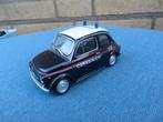 Welly Fiat 500 CARABIBIERI, Ophalen of Verzenden, Zo goed als nieuw, Auto, Overige merken