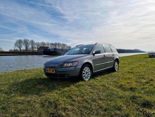 Volvo V50 2.4 140PK 2004 Grijs, Auto's, Volvo, Bedrijf, V50, ABS, Airbags, Airconditioning, Alarm, Boordcomputer, Centrale vergrendeling