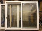 Kunststof schuifpui met dubbelglas, Doe-het-zelf en Verbouw, Deuren en Horren, Ophalen, Gebruikt, Buitendeur, Schuifdeur