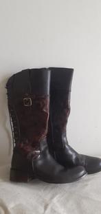 Bruine leren laarzen 38, Kleding | Dames, Schoenen, Ophalen of Verzenden, Zo goed als nieuw, Bruin, Hoge laarzen