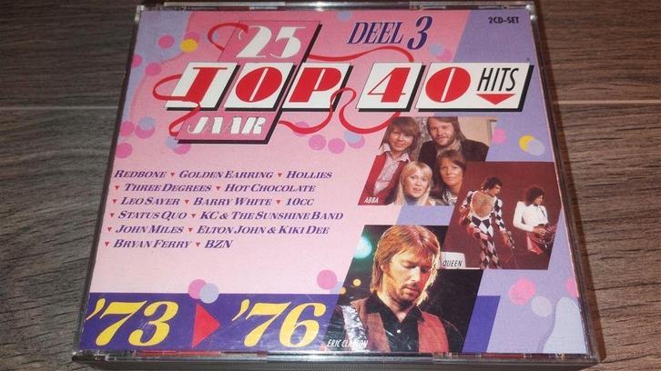 25 Jaar Top 40 Hits - Deel 3 - 1973-1976, Cd's en Dvd's, Cd's | Verzamelalbums, Zo goed als nieuw, Pop, Ophalen of Verzenden