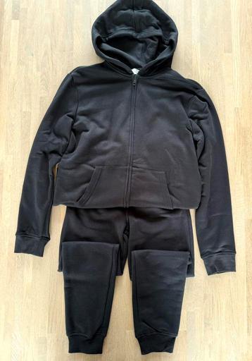 Zwart jogging pak van H&M. Mt.158/164. beschikbaar voor biedingen