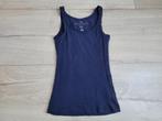 H&M blauw mouwloos topje maat XS ~ NH0009, H&M, Blauw, Ophalen of Verzenden, Zonder mouw