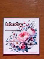 Kaart beterschap bloemen 809 = 1,75, Hobby en Vrije tijd, Kaarten | Zelfgemaakt, Ophalen of Verzenden, Zo goed als nieuw, Overige thema's